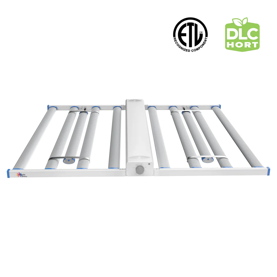 Medic Grow Spectrum Y LED Grow Light 880W Gradateur intégré Barre UV + IR à spectre complet - PPFD élevé et connexion sans fil