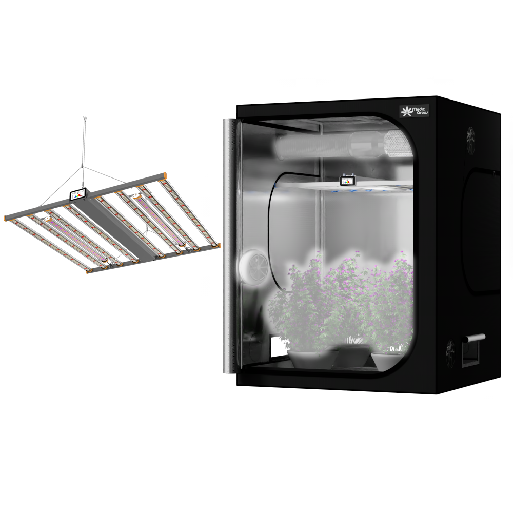 Medic Grow Spectrum-X LED Grow Lamp & 150x150 LED Growbox UV&IR