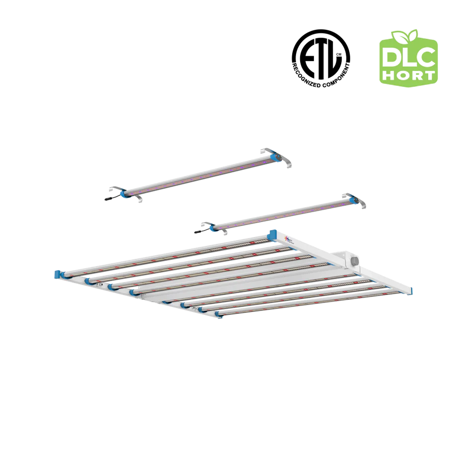 Medic Grow Spectrum Y LED Grow Light 880W Gradateur intégré Barre UV + IR à spectre complet - PPFD élevé et connexion sans fil