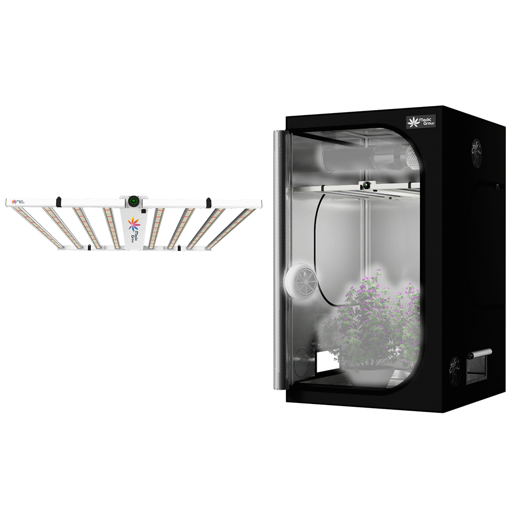 Medic Grow NEO-780 LED-Wachstumslampe & 120x120x200 Smart LED Growbox Aura Control